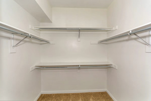 Photo of apartment unit  large closet